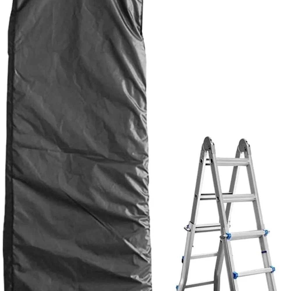 Folding Ladder Cover Dustproof & Waterproof Protector w/ Drawstring – Black